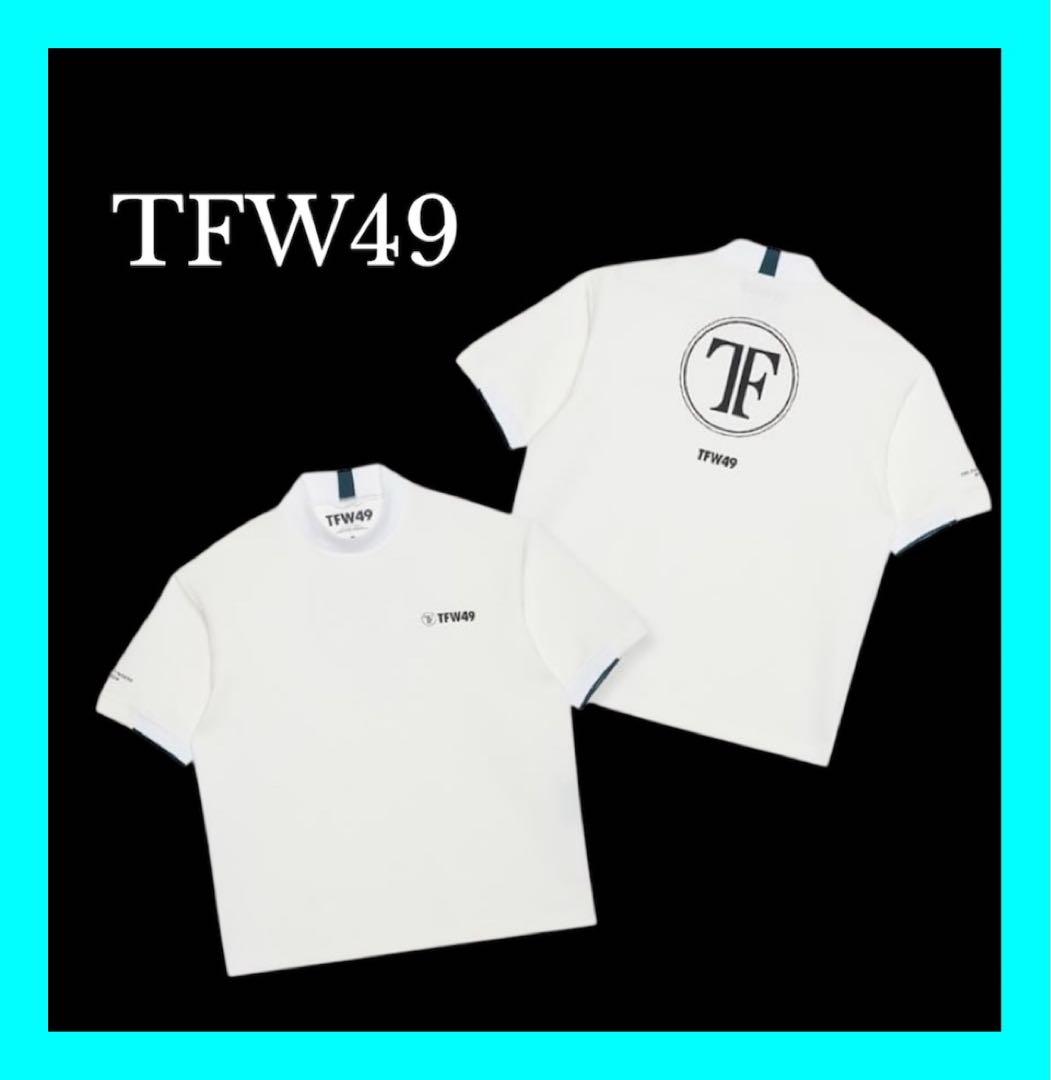 新品タグ付き⭐️2025AW新作❤️ホワイトモックネックL　TFW49