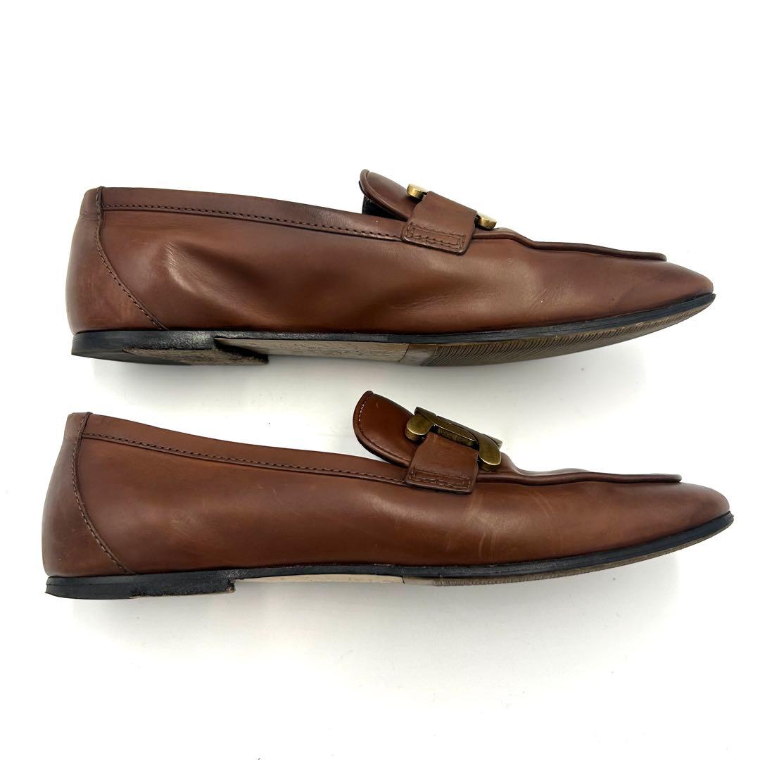 TOD'S トッズ ローファー ケイト レザー ブラウン