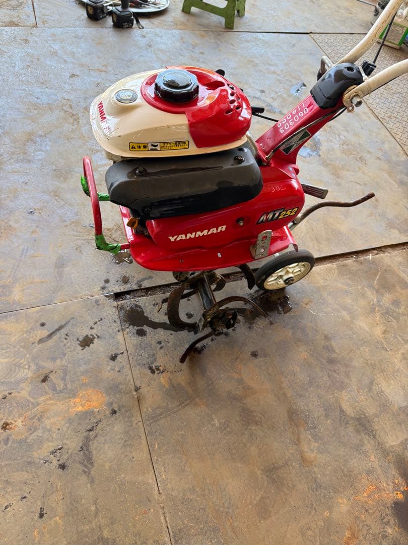 動作確認済　YANMAR MT252 ガソリン耕運機 GA80SK