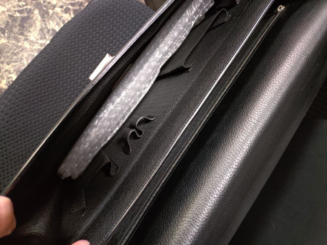 Cartier 黒 ビジネスバッグ　パシャ　ブリーフケース　カルティエ