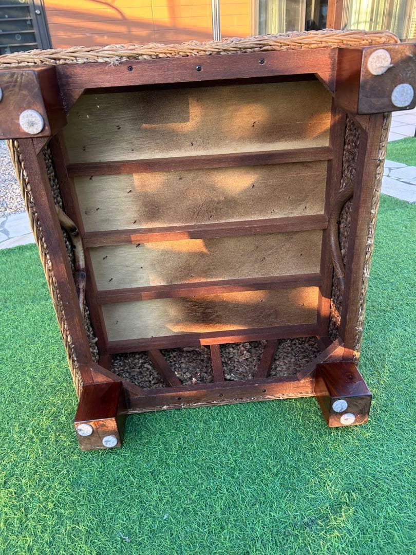 バリ家具　オットマン　ソファ