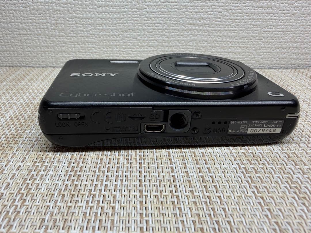 SONY Cyber-shot DSC-WX220 デジカメまで動作品　中古