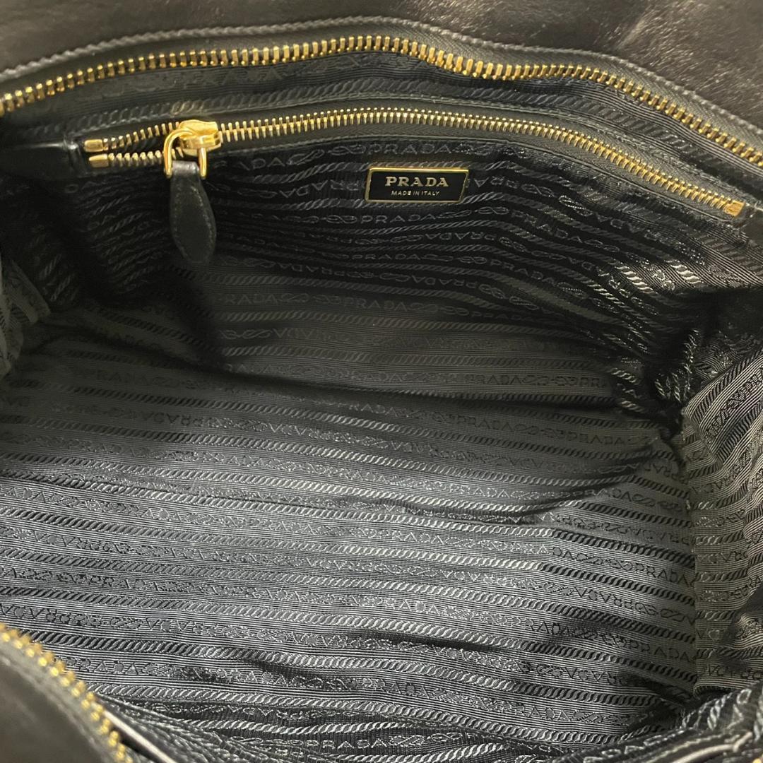 PRADA ショルダーバッグ プラダ 2way キルティング 1BB027 黒