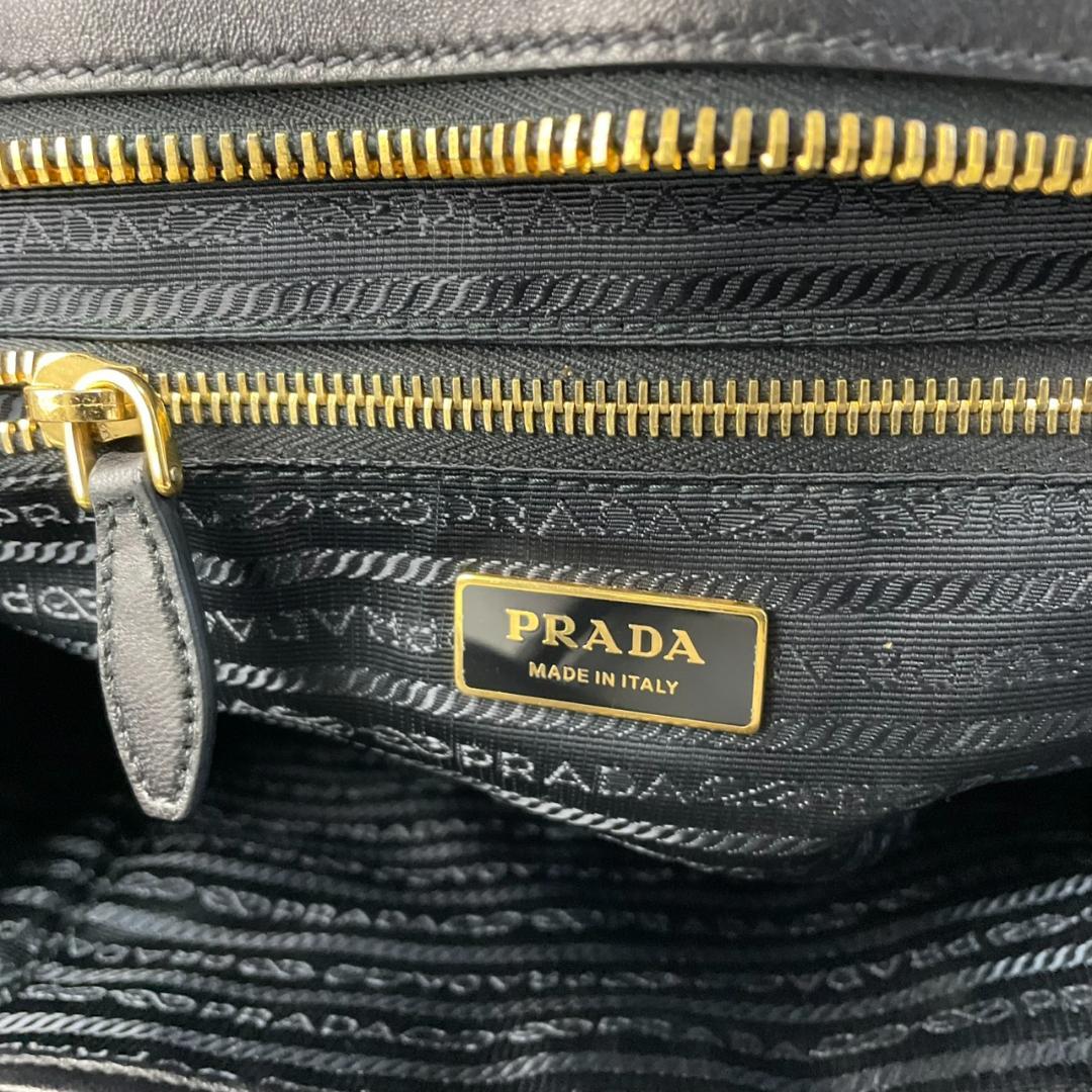 PRADA ショルダーバッグ プラダ 2way キルティング 1BB027 黒