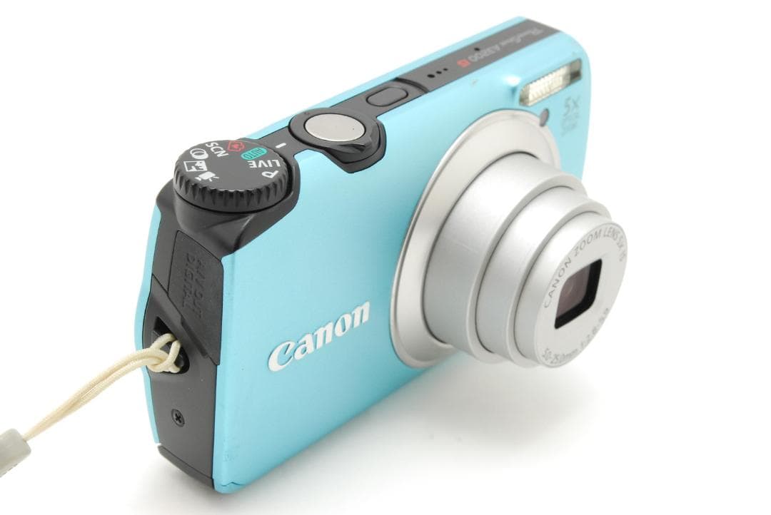 Canon PowerShot A3200 IS 水色 動作確認済み
