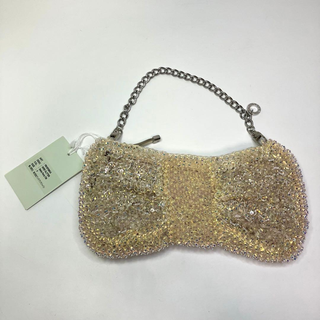 【極美品】アンテプリマ ワイヤーバッグ チェーン ショルダーバッグ リボン
