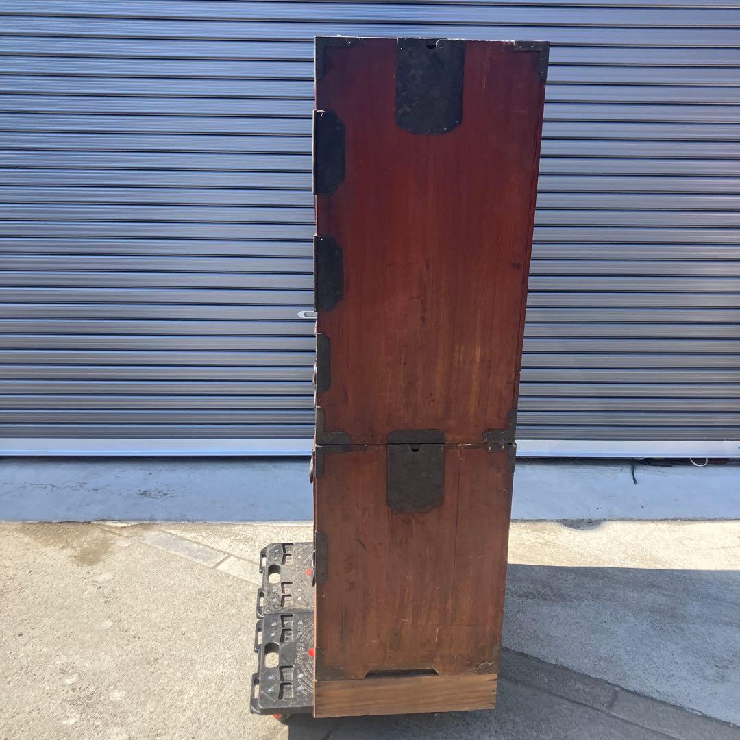 昭和レトロ 古家具 仙台箪笥 4段4杯 引き出し箪笥 和箪笥 アンティーク