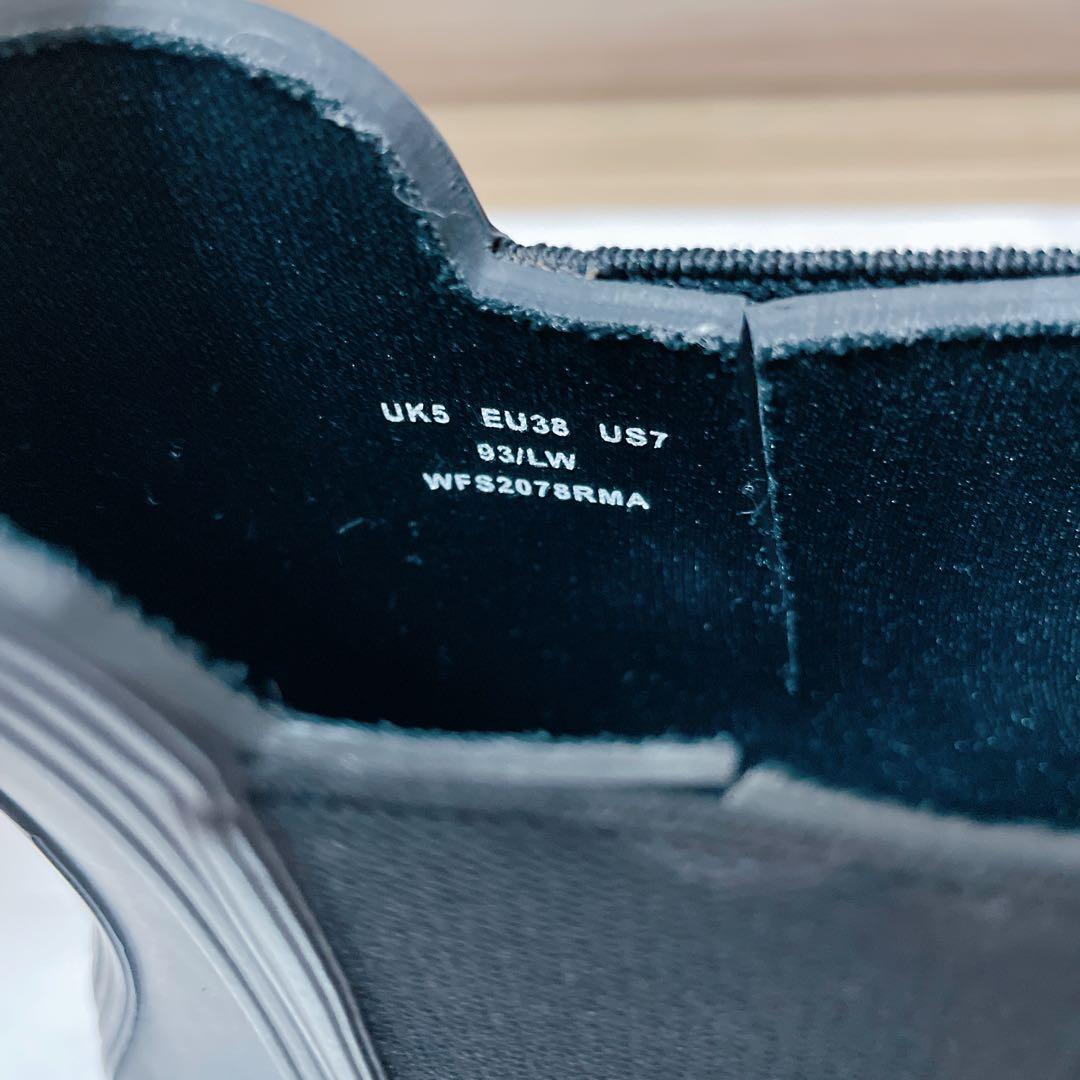 新品 HUNTER チェルシーブーツ 黒 ショートレインブーツ