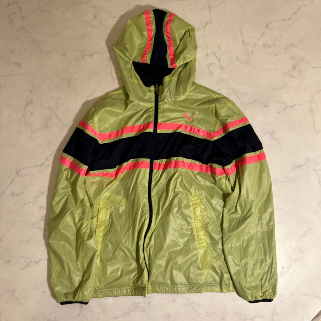 【新品】PUMA リバーシブルマウンテンパーカー M ストライプ／ボーダー