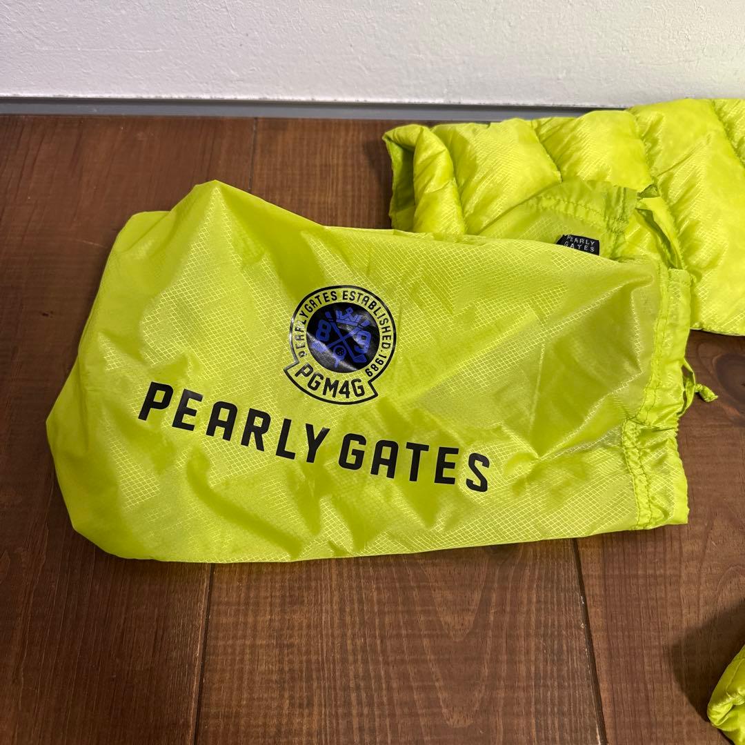 専用　美品　パーリーゲイツ　ダウンジャケット　5 ライムイエロー