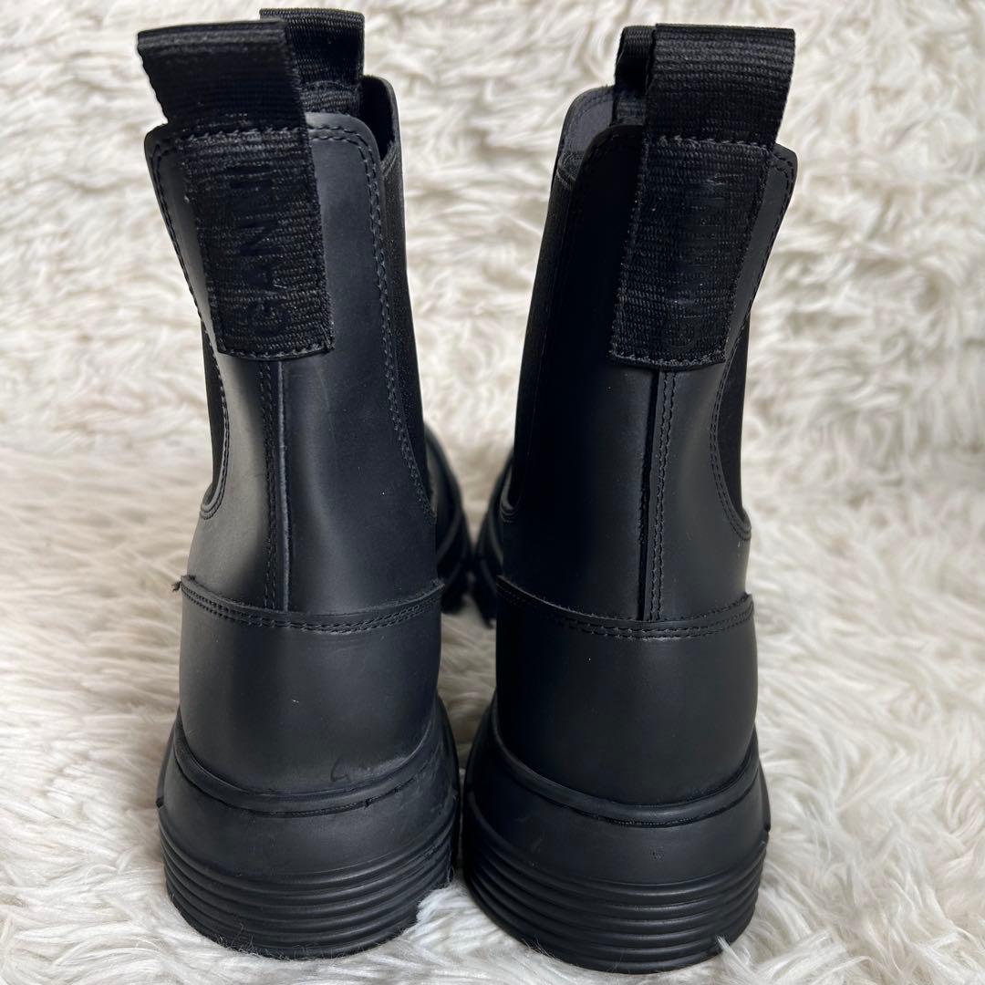 新品未使用　GANNI リサイクルラバーサイドゴアブーツ　厚底　37 24cm
