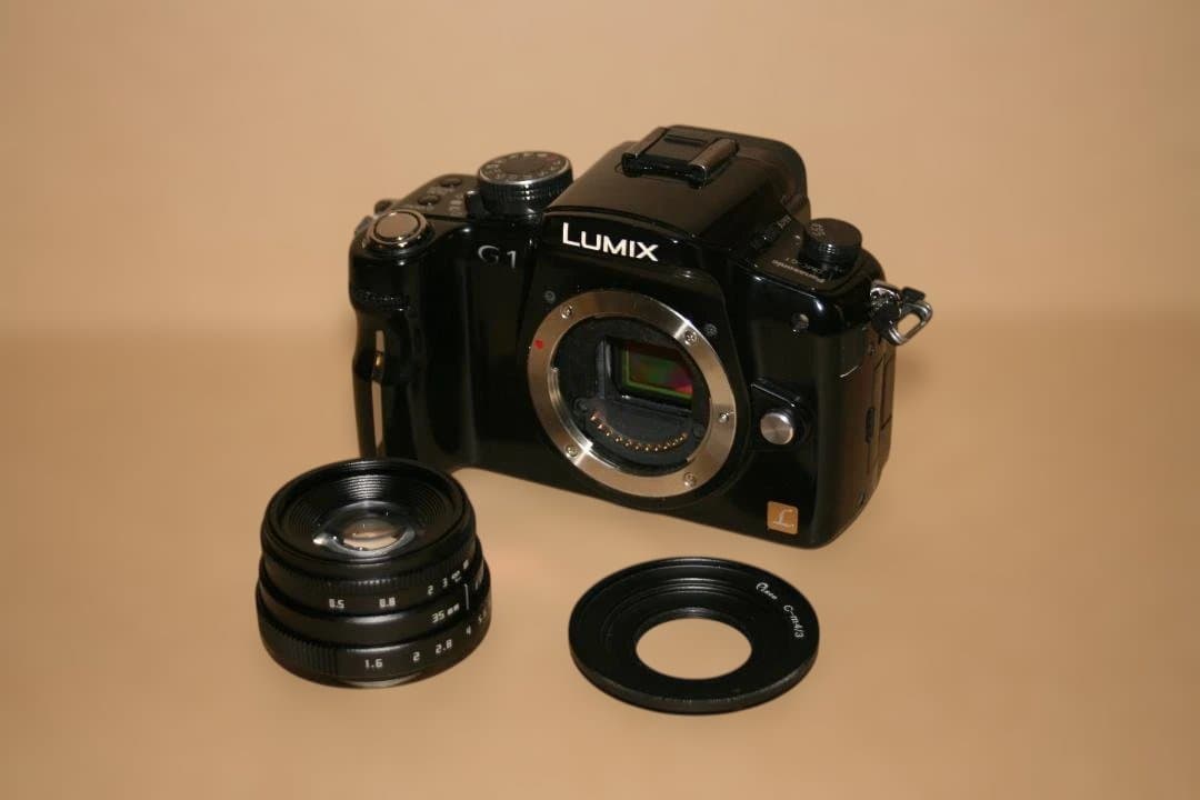 【すぐ遊べるセット】LUMIX G1 ＋ Cマウント35mm単焦点