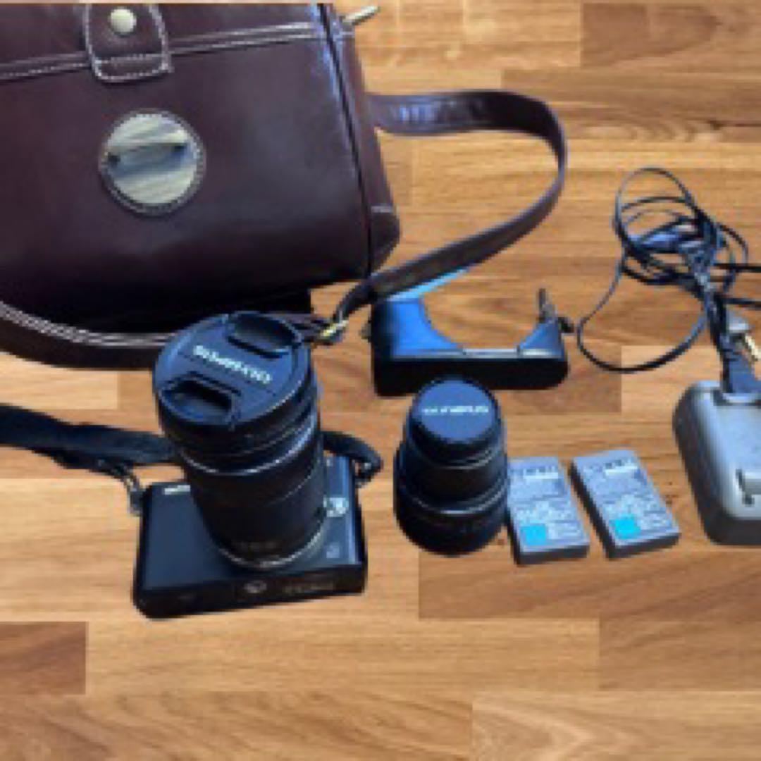 OLYMPUS PEN Lite E-PL3 Wズームレンズ 予備バッテリー付