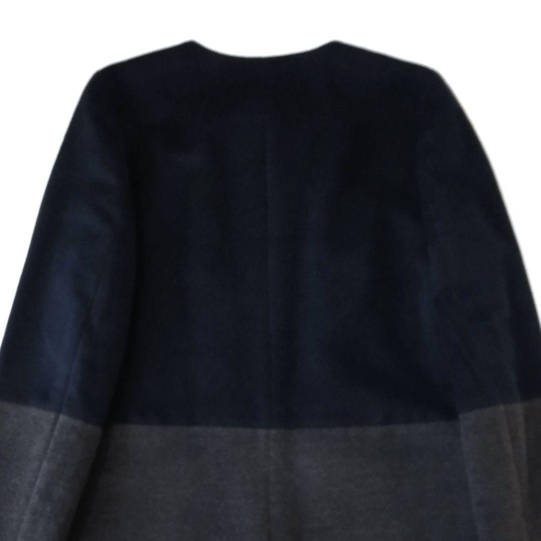未使用タグ付き✨️NAUTICA✨️羊毛混 ノーカラーコート