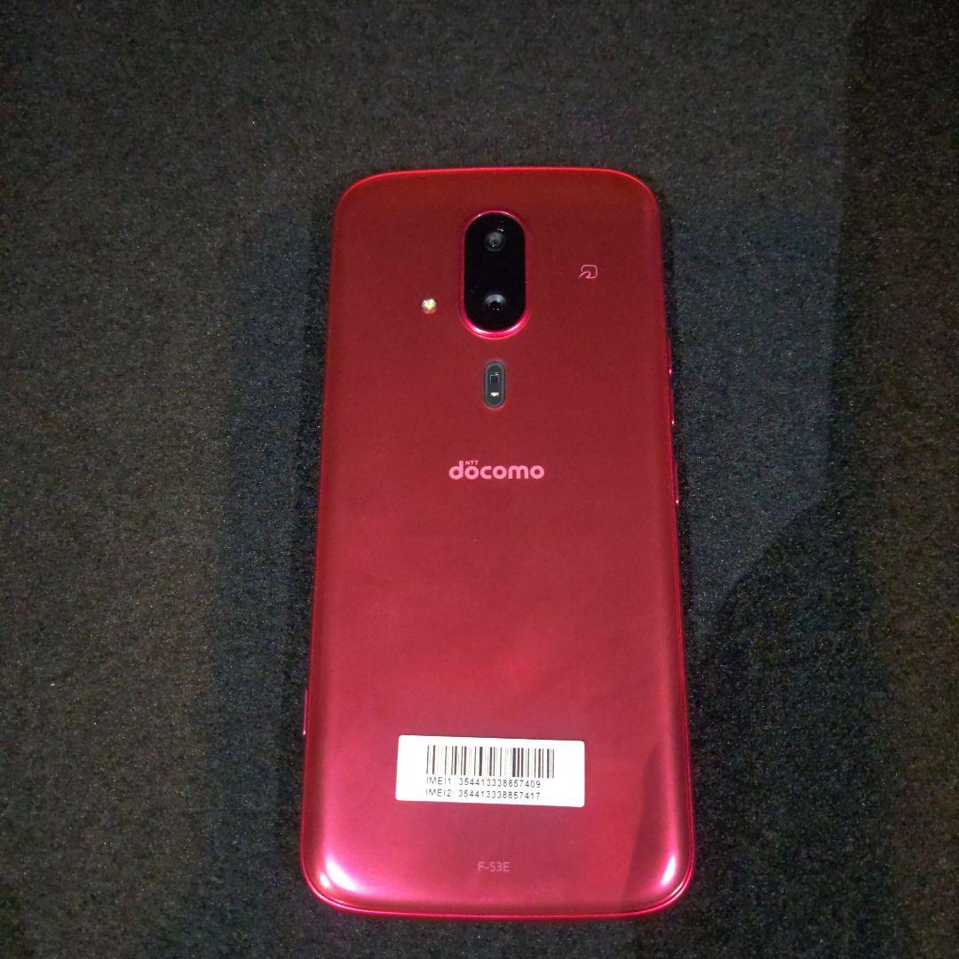 らくらくスマートフォン　docomo F-53E レッド