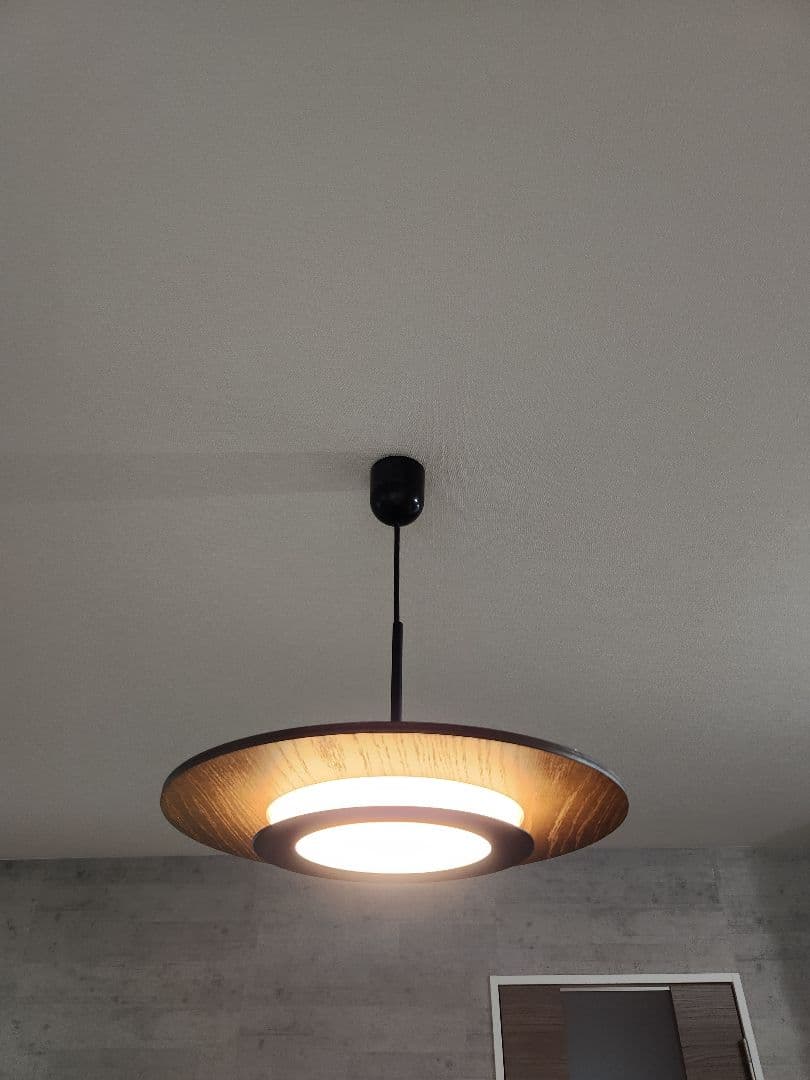 【美品】LEDペンダントライト/木製/DAIKO[DXL81411]