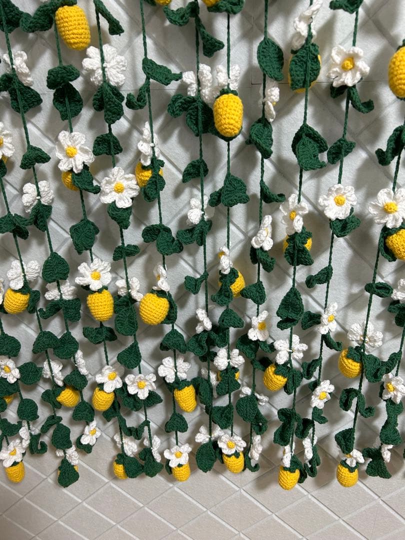 レモンのれん⭐️お花バックNo.66