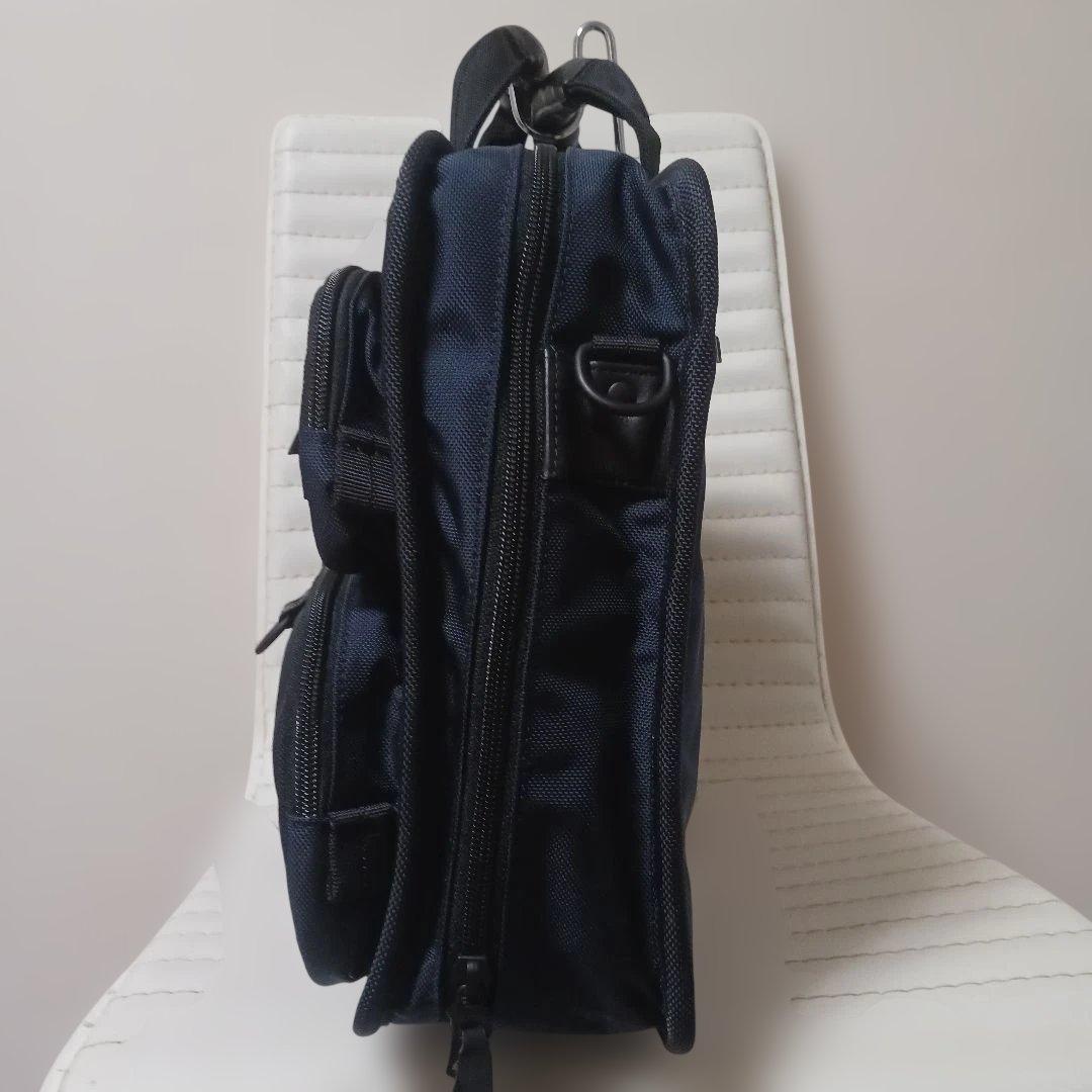 2987【未使用級・全付属品付】PORTER αgelgrip　ビジネスバッグ紺