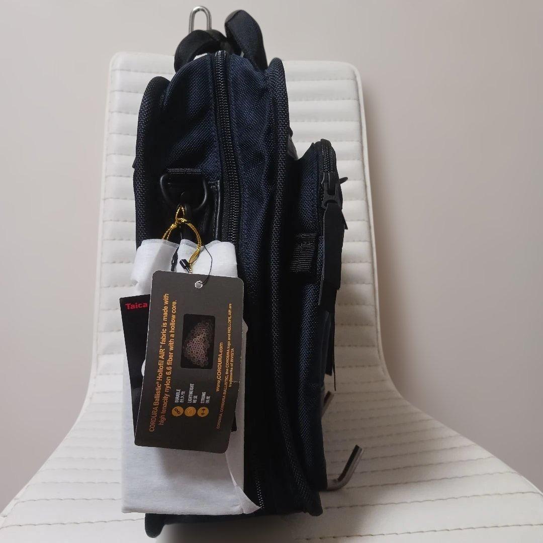 2987【未使用級・全付属品付】PORTER αgelgrip　ビジネスバッグ紺