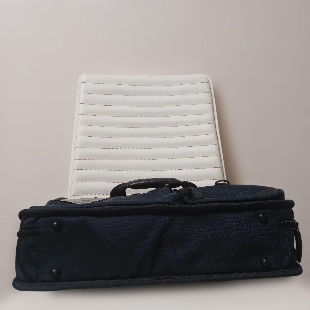 2987【未使用級・全付属品付】PORTER αgelgrip　ビジネスバッグ紺