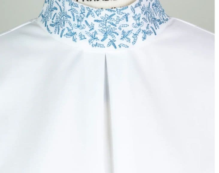 デレス Valentina blooming embroidery blouse