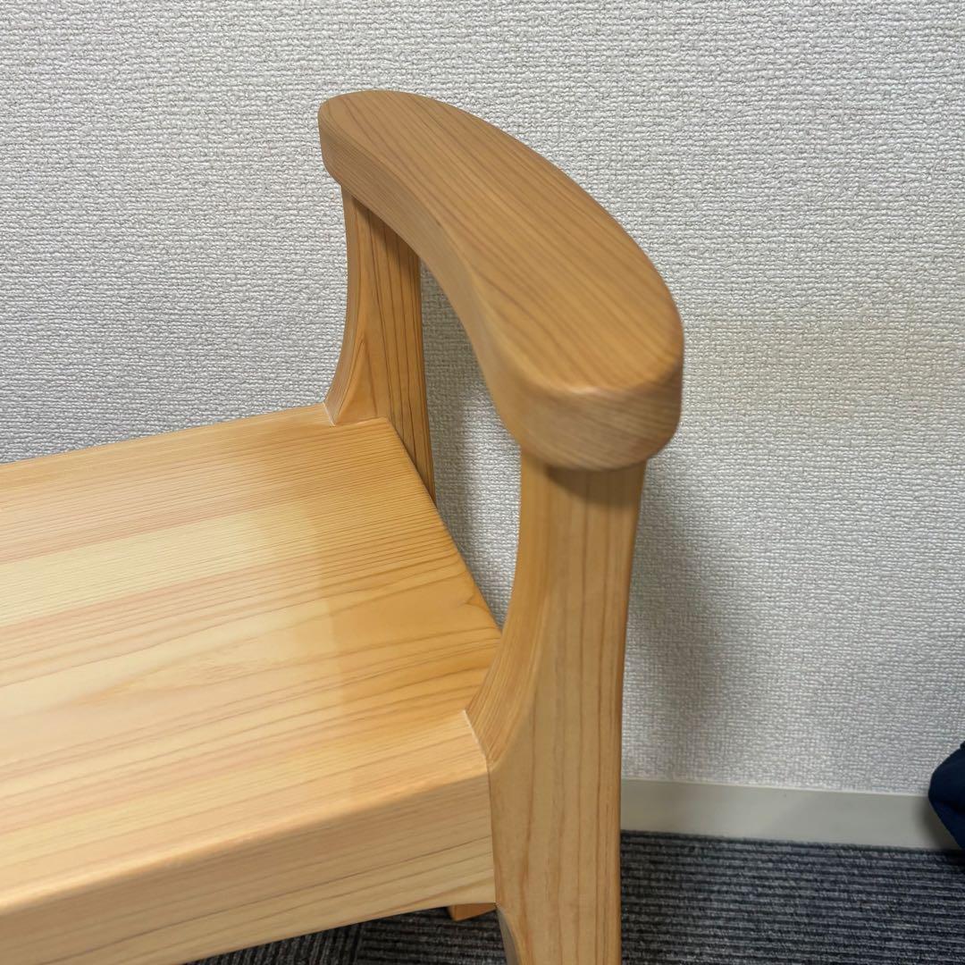 玄関スツール 紀州ヒノキ G.WORKS