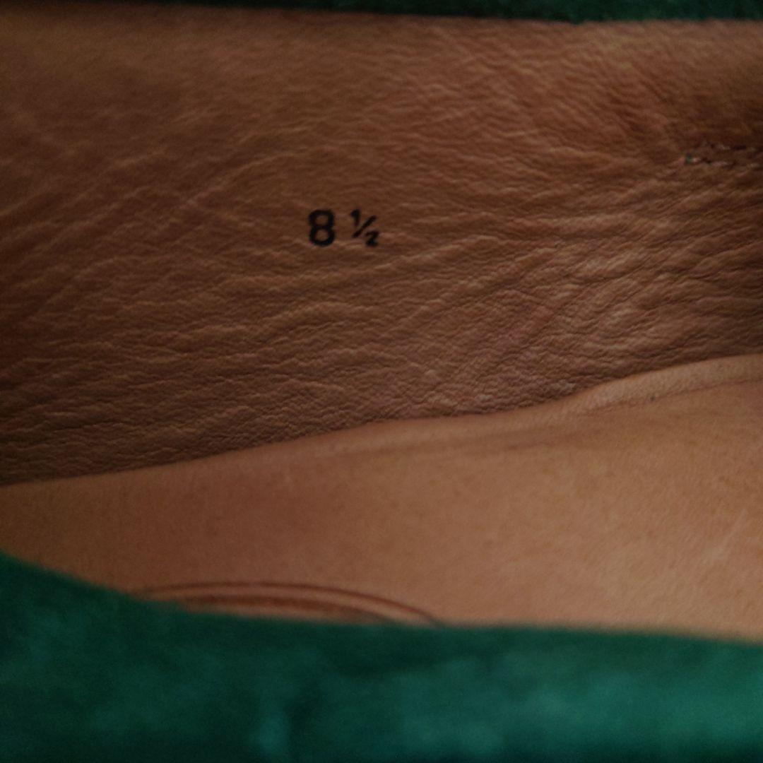 【 TOD'S】ゴンミーニ 緑 Size 8 1/2(26.5-27cm)