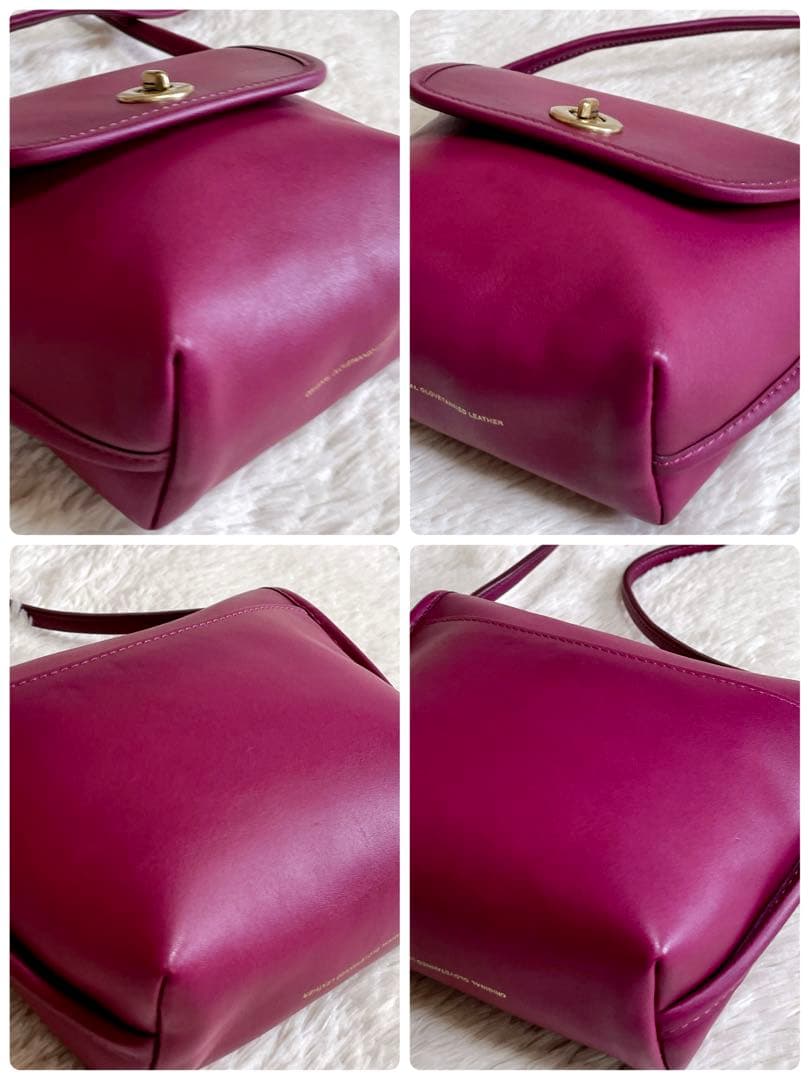 極美品 COACH コーチ 百貨店限定モデル ターンロック ショルダーバッグ