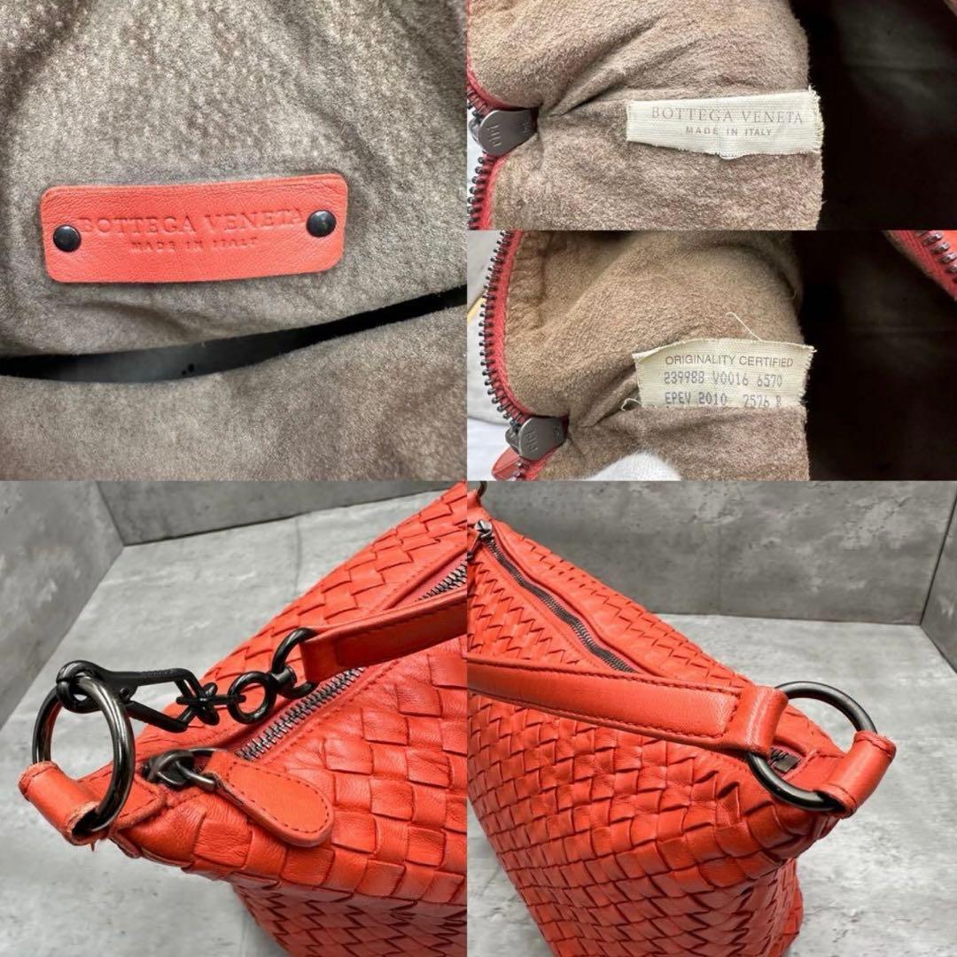 ボッテガヴェネタ イントレチャート ワンショルダーバッグ オールレザー 本革