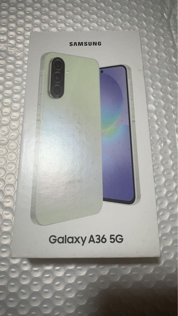 スマートフォン本体 SamsungGalaxy A36 5G Yellow 256GB8GB RAM