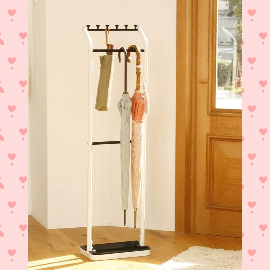 ☆傘を立てずに掛けて収納　傘立て　フック