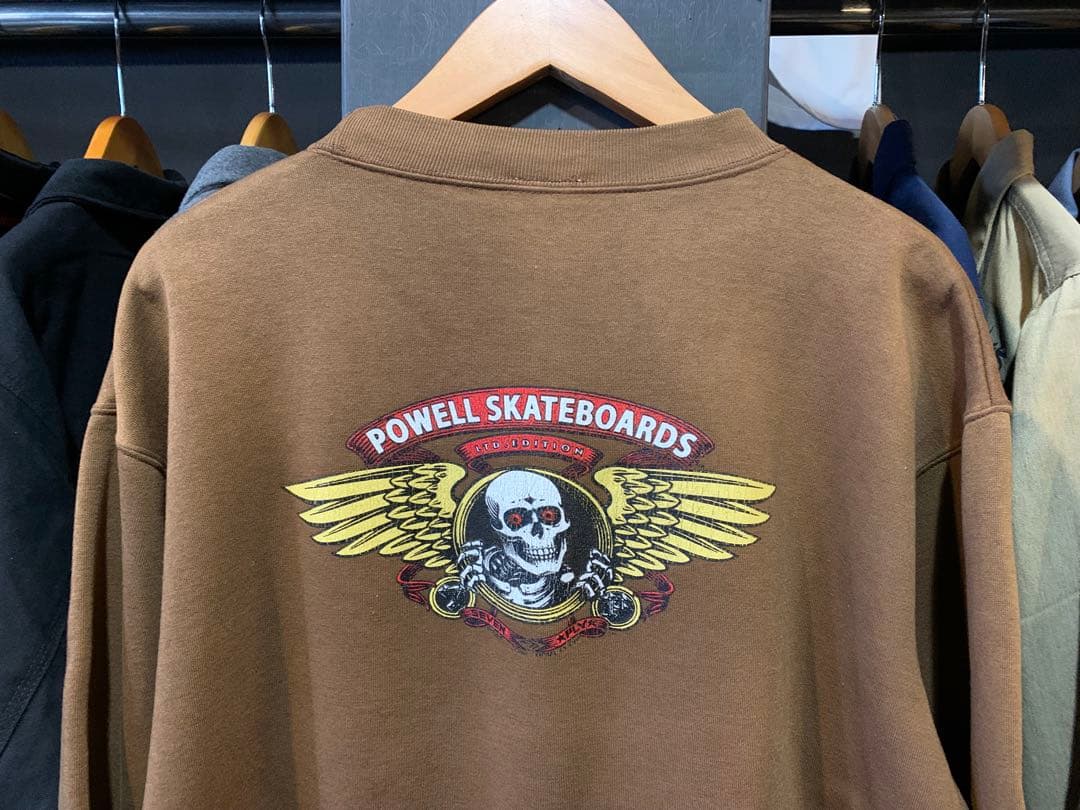 d*a様 パウエル★覗きボーン ブラウン powell スゥエット vintag