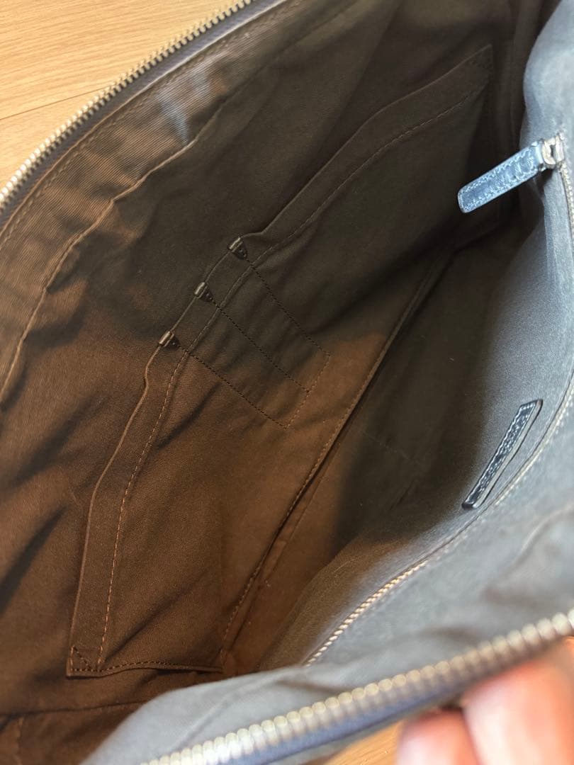 美品　Daniel & Bob ブラックレザー ビジネスバッグ