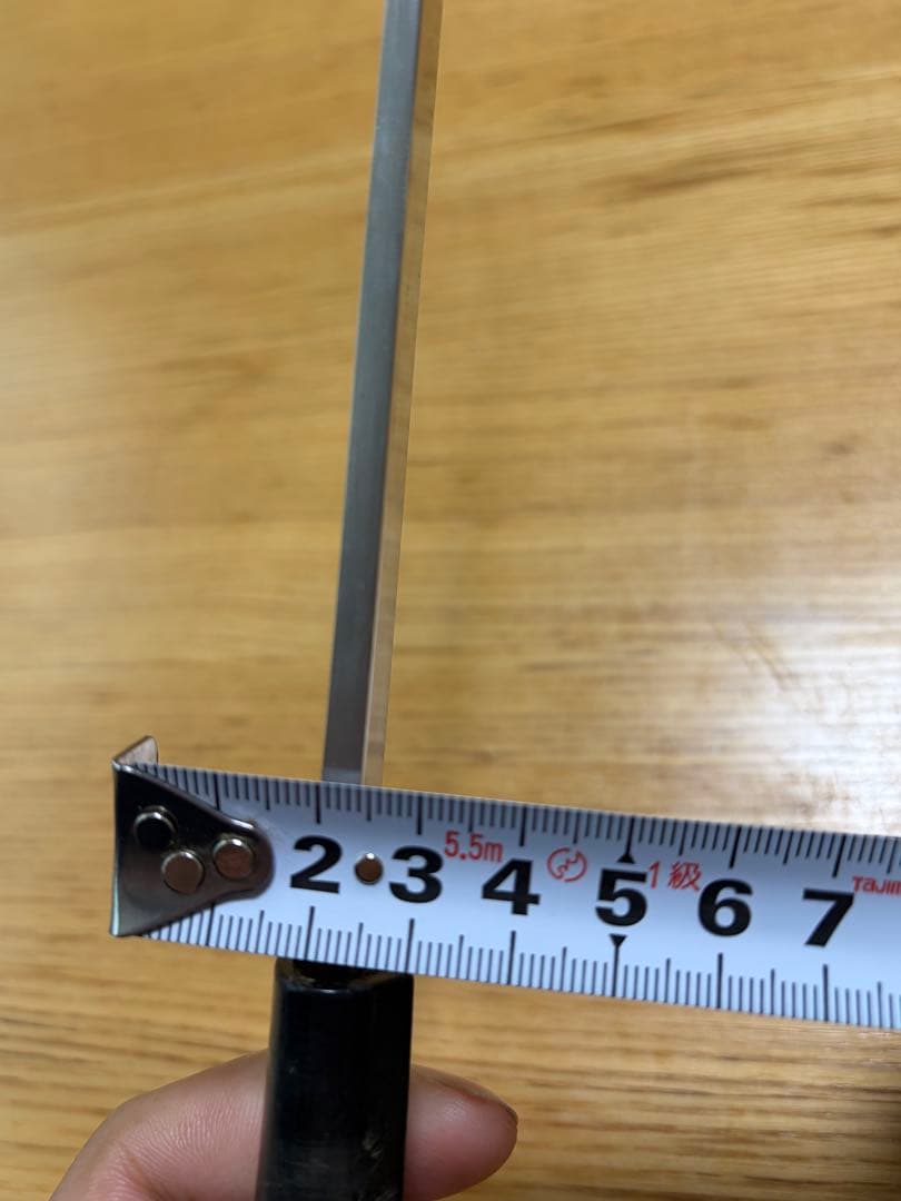 高級柳刃包丁 木製ハンドル 刀刃約27cm 合羽—