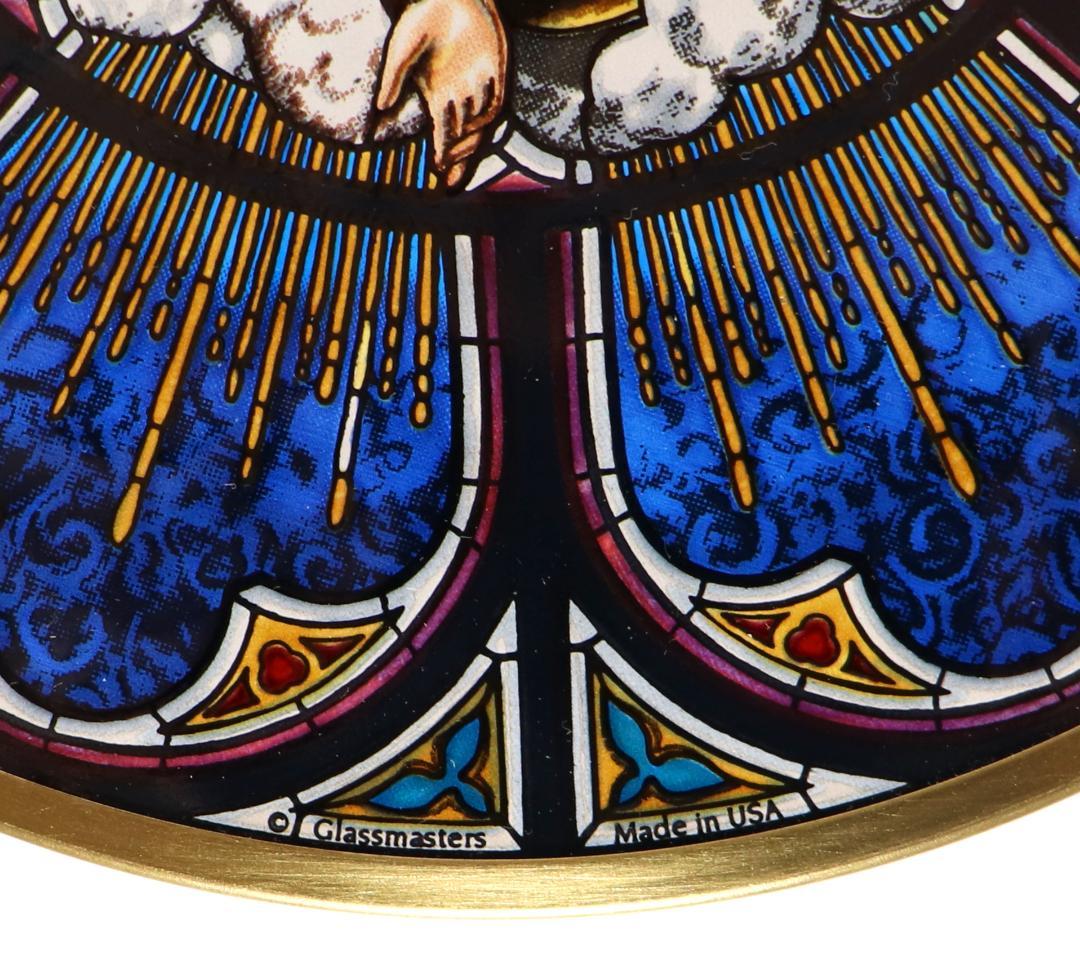 新品未使用 父なる神ヴィンテージ ステンドグラス イエス キリスト ティファニー