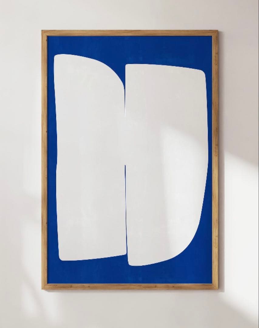 クリストファー・ウール blue over アートポスター A2版