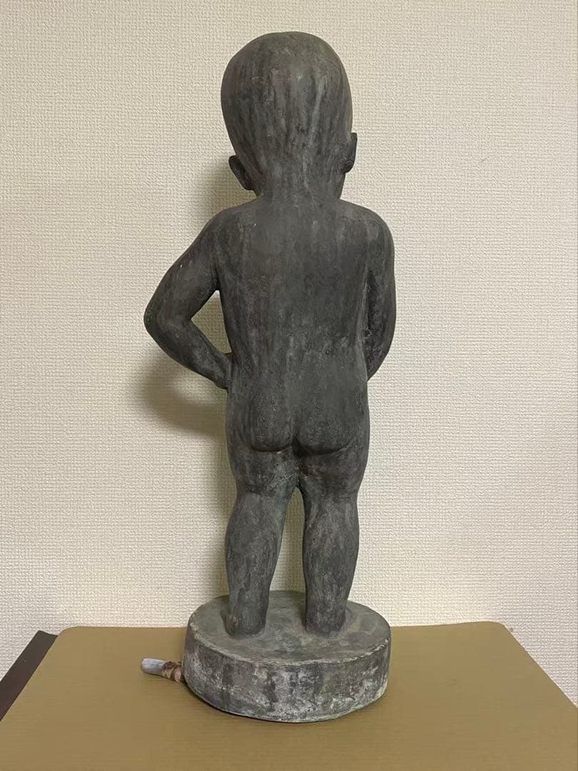 銅製 小便小僧 高さ約56cm 年代不明