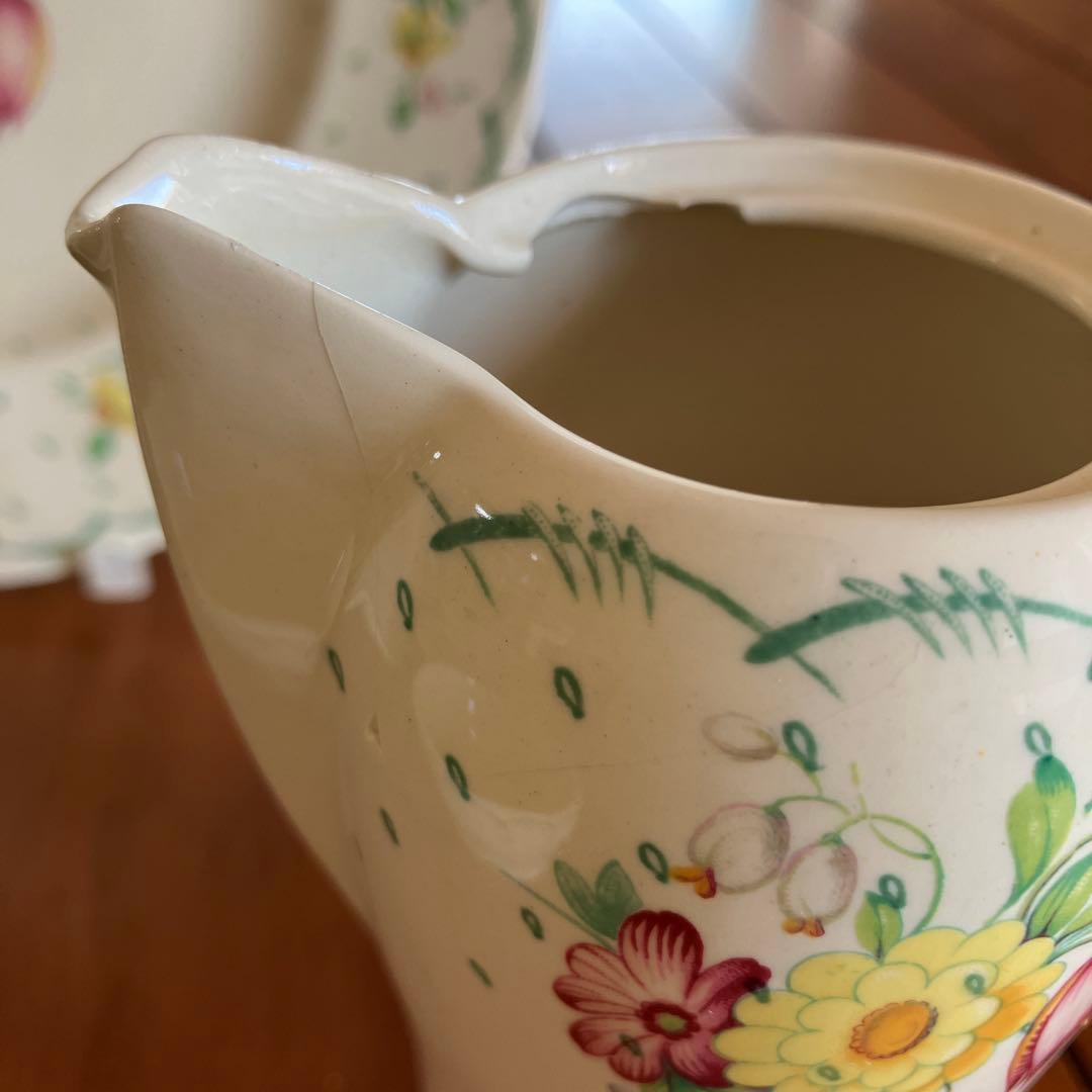 スージークーパー プランタン　グリーン　ティーセット