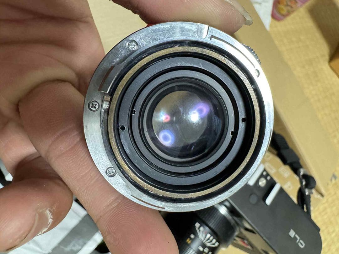 MINOLTA CLE フィルムカメラ M-ROKKOR 40f2 + 90f4