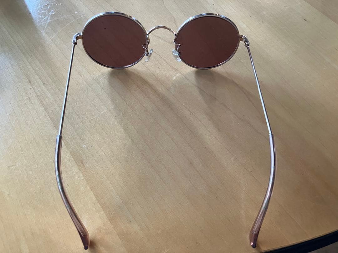 SHISHIKUI サングラス 眼鏡 ブラウン ゴールド