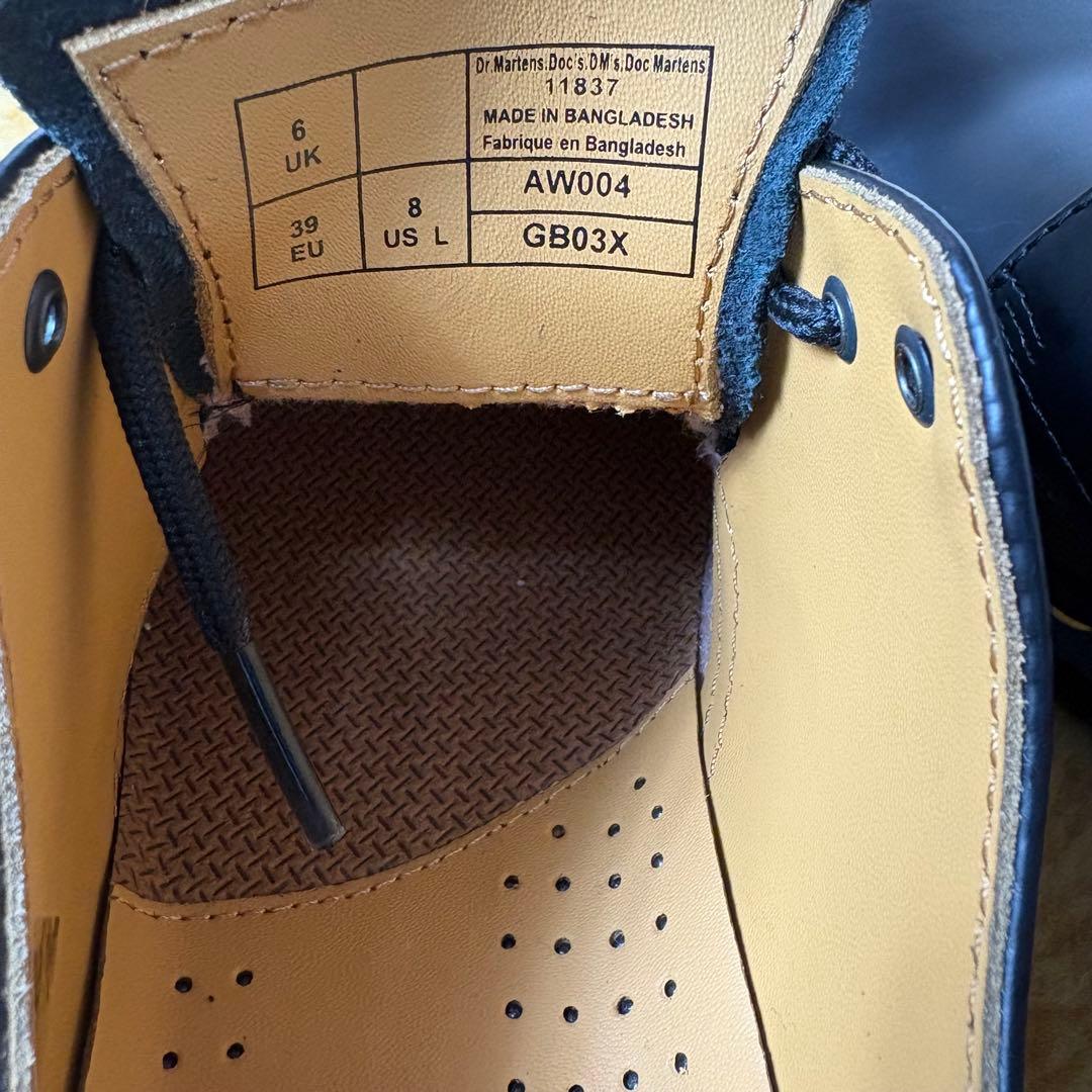 【Dr.Martens】ドクターマーチン　3ホール　11837 UK6