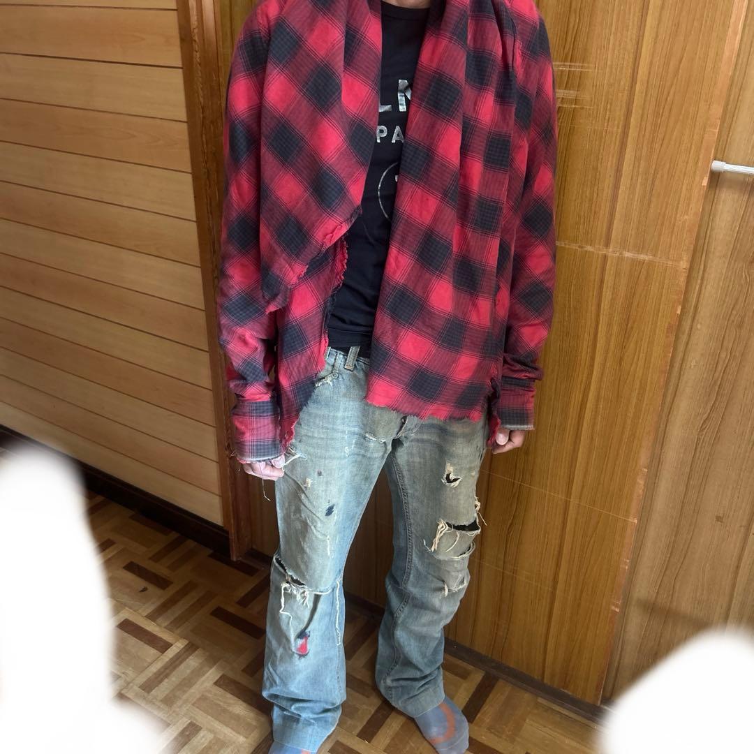 ドルチェ＆ガッバーナ　ダメージデニムパンツ