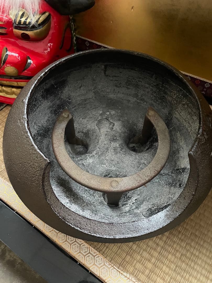 ☆美品 未使用　龍敏堂造　風炉 五徳 茶道具