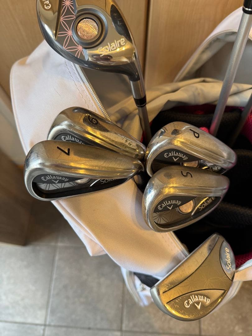 週末値下げ中Callaway Solaireレディース8本セット&キャディバッグ