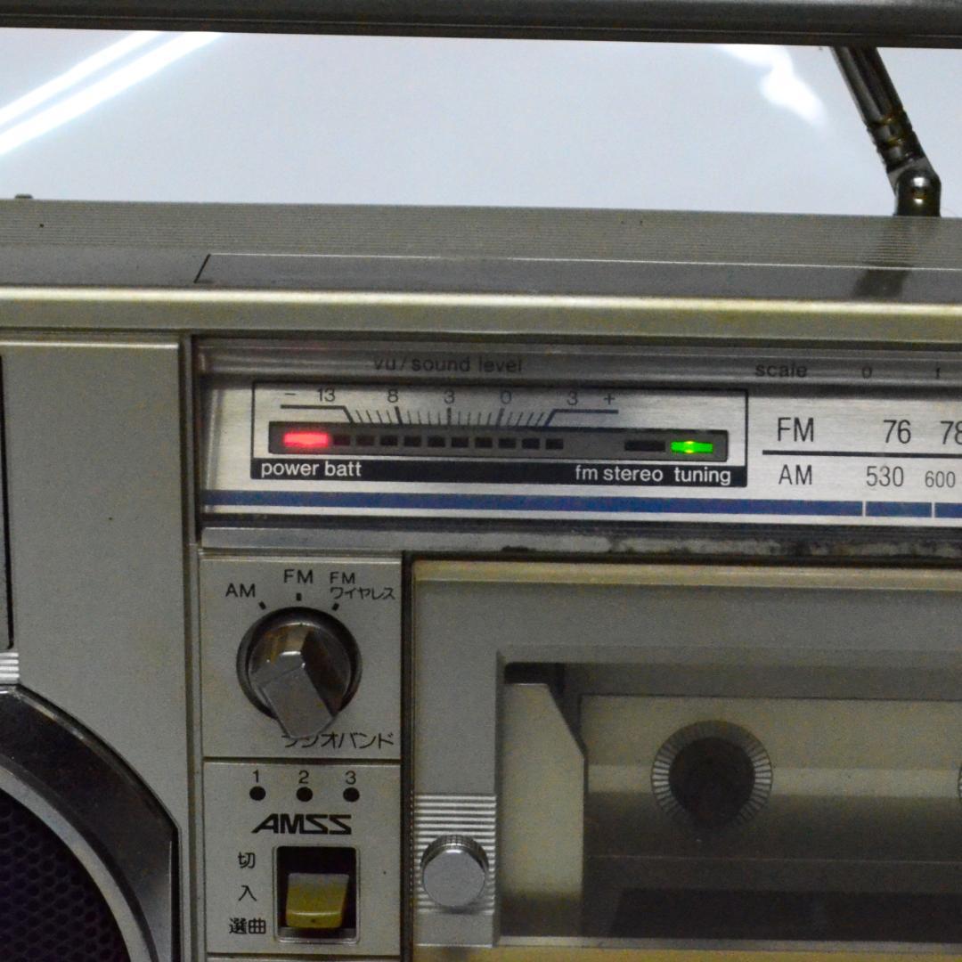 は*ん様 レトロ★SANYO　MR-V8　ラジカセ　三洋　ラジオ確認　ジャンク