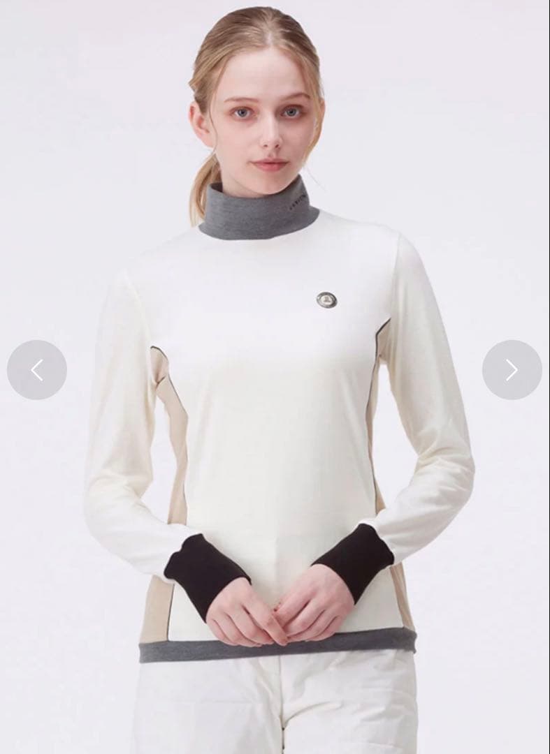 LANVIN レディースシャツ ホワイト/グレー 36