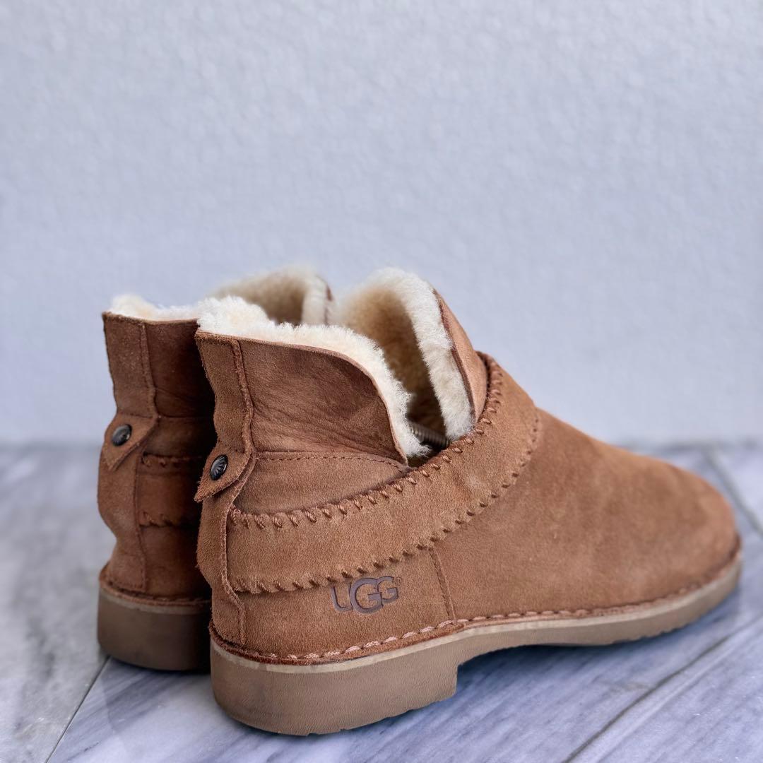 UGG アグ W MCKAY ショートブーツ ムートンブーツ チェスナット