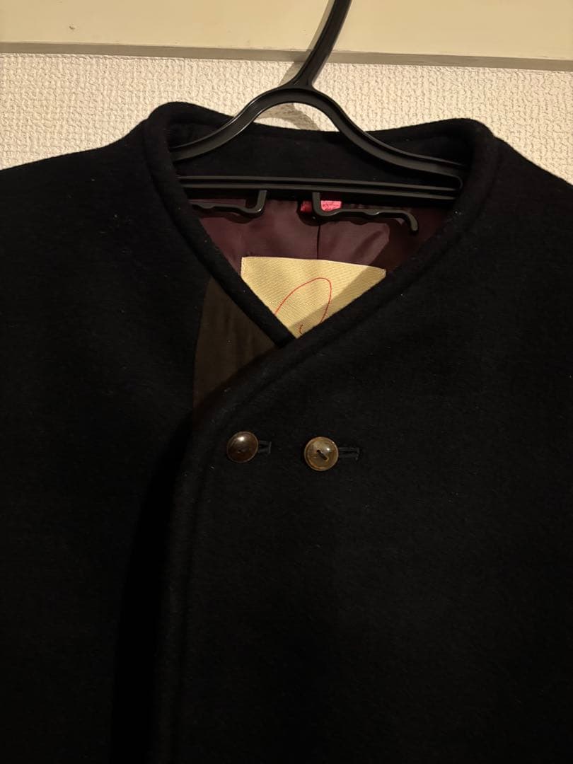 お正月値下げ！パラスパレス　メルトンコート　ショート丈　濃紺⭐︎