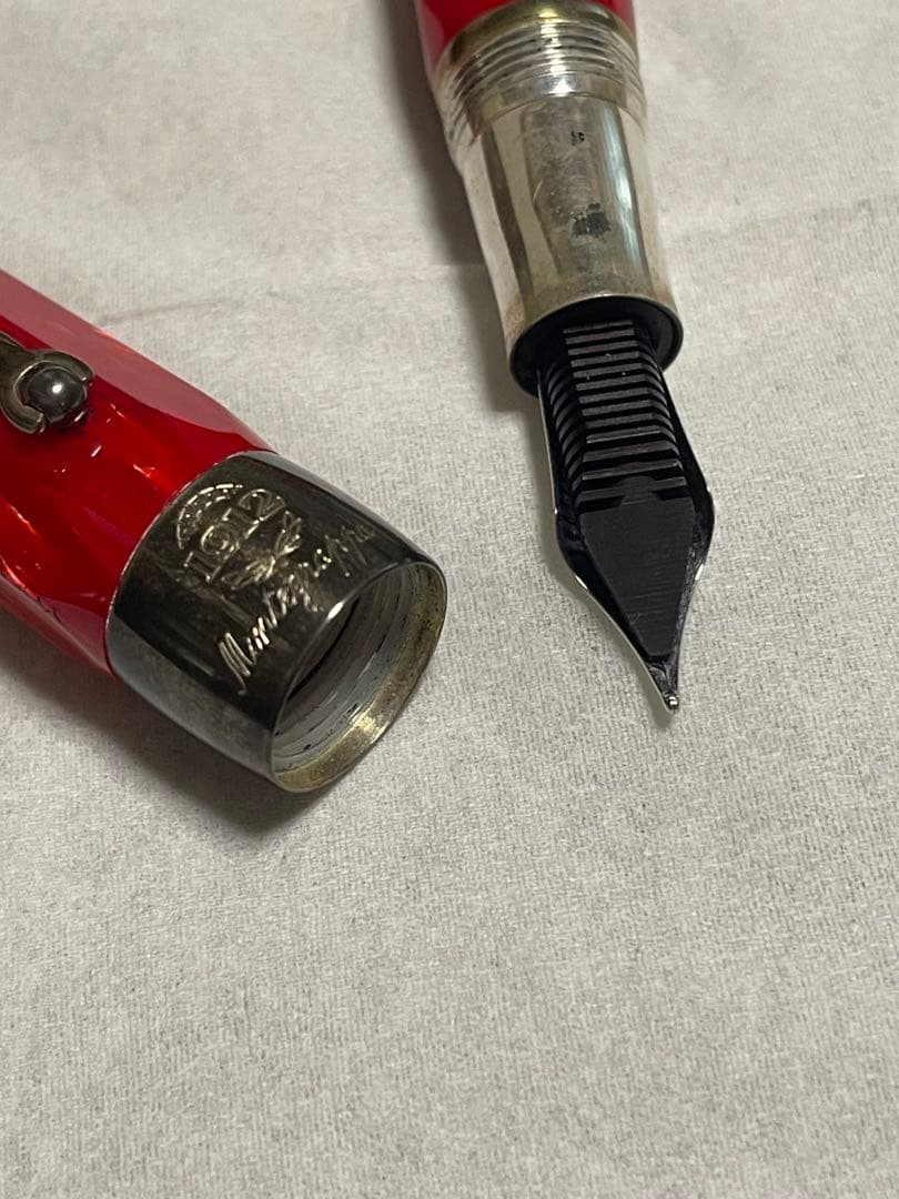 モンテグラッパ 万年筆 1912 M字 シンフォニー　レッド　赤