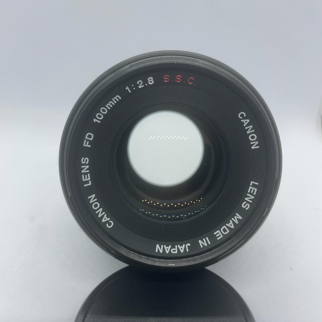 【ケース付き 外観美品】CANON FD 100mm f2.8 S.S.C.